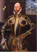 unknow artist Portrait of John Farnham, Gentleman-Pensioner to Elizabeth I of England Spain oil painting artist
